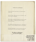 ''We Shall Overcome'' Portfolio From the ''March on Washington for Jobs and Freedom'' -- Rare Complete Portfolio of Collages Issued by the National Urban League as a Memento for Marchers